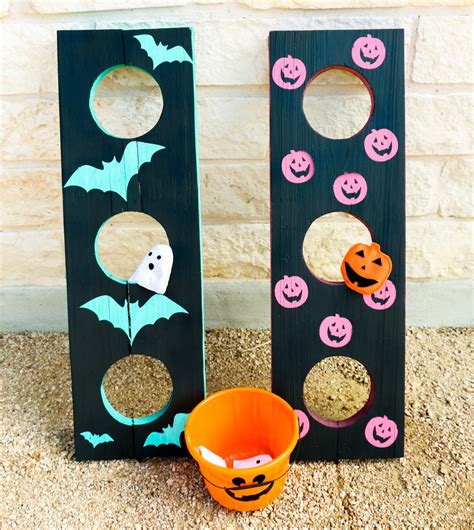 bean bag toss pumpkin|halloween bean bag toss.